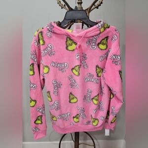 GRINCH Pink Kids Hoodie